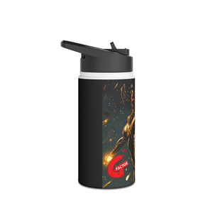 AGNIMITRA! Stainless Steel Water Bottle, Standard Lid